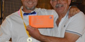 Barry Muller (links), Algehele 3de plek saam met Philip Fourie